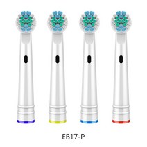 호환 4 개/대 구강 B 전동 칫솔 교체 브러시 헤드 칫솔 위생 깨끗한 브러시 헤드, EB17-P