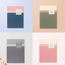 코넬식 T형 필기 노트 개념 정리 공책 모눈, 카키