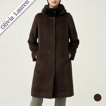 올리비아로렌 / 퍼에리 고가코트 VOPEAXWA431 / 애플아울렛 ( 브라운 )