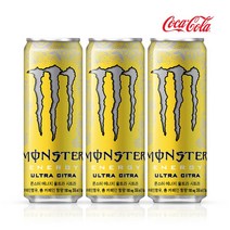 몬스터에너지 시트라 355ml 24캔 레몬맛 에너지음료 졸릴때 피곤할때 각성음료, 24개