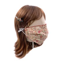 엄마짱 MSM 7902 들장미 면마스크 set 국내생산 엄마마스크 먼지차단 산책마스크 자외선차단 꽃무늬마스크 패션마스크 플라워패턴, 3번, 2매