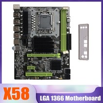 x58 마더보드 lga1366 지원 ddr3 ecc 서버 메모리 ram 지원 rx 그래픽 카드 지원 xeon x5650 x5670 시리즈 cpu