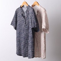 아이우먼 빅사이즈사랑해요 I795L206 꽃패턴카라블라우스 OL