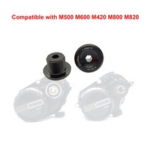 자전거 부품 Ebike 크랭크 나사 M15x0.75 알루미늄 합금 Bafang M420 모터 용 전기 자전거 볼트 교체용, 한개옵션0, 한개옵션1