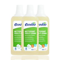 에코두 프랑스 과일/야채 세정제 750ml 3개
