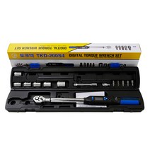 토크텍 디지털 토크렌치 TKD-200S4 1/2인치 자동차 휠, 1개