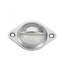 슬레이트지붕 지붕재 양철지붕 자동차 번호판 조명 3 SMD LED 번호판 램프 조명 트럭 SUV 트레일러 밴, 02 Silver