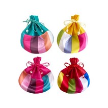 공단 색동 복주머니, 단품