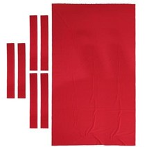 당구대 천 천갈이 펠트 9 피트 펠트 교체 키트 두께 06mm 내마모성 및 뛰어난 스누커 테이블 보, Red