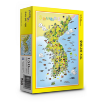 우리나라 지도 PL290 150피스 / 세계 지도 퍼즐 1000 500 피스 미니 직소