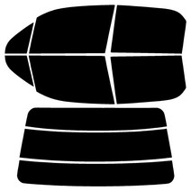 로톰 대우 마티즈 측후면 썬팅필름, 마티즈1/2 (98-05), RTF-1S 25 (연함), 한국GM