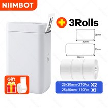 필름 스캐너 Niimot D101 UP 열 라벨 프린터 휴대용 포켓 메이커 전화 홈 오피스 사용 미니 인쇄 기계 잉크, 05 D101 Add 3 White C