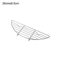 Multi-function Camping Tools Stainless Steel Portable Baking Net Barbecue Rack Barbecue Grill BBQ Pl, 01 26cmx8.5cm