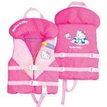 헬로키티 수영 부력 보조복 25kg 52000 구명조끼, 단품
