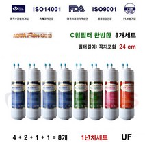 한샘이펙스 HWCHO-003 대체 정수기필터 C형 8개