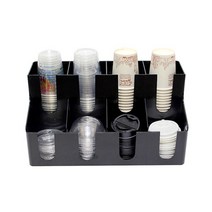 카페 용품 테이크아웃컵 종이컵 8구 디스펜서 거치대 정리 보관, 1개