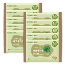 생분해 헬케어 에코 물티슈 20매x10개 레이온 100% 원단 아기물티슈, 30개