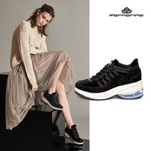 [포나리나]스포츠글램 업 6.5cm 스니커즈 F192SE01BK