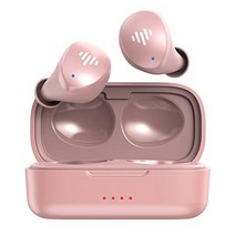 iLuv TB100 무선 이어버드 블루투스 5.3 내장 마이크 20시간 재생 IPX6 방수 보호 Apple 및 Android와 호환 가능 충전 케이스 및 4개의 이어 팁 포함 로즈 골드, Mint, 단일옵션