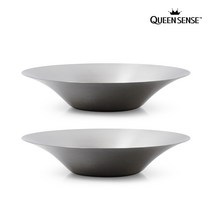 퀸센스 스텐레스 샐러드 볼 2종세트, 1개, 퀸센스 스텐 샐러드볼25