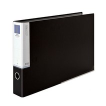 문화산업 이코노웹 D링바인더 A3 5.5cm 3공 B849-8, 흑색
