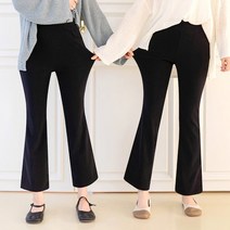 앤더데이 여성용 질수없는 텐션 키큰키작 부츠컷팬츠