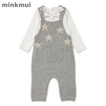 [밍크뮤] (유아) 별카라KNIT 우주복_37D1160201