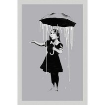 Nola Girl With Umbrella 울라걸과 함께 한 우산 뱅크시 Banksy