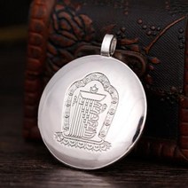 달마카드 불교카드 불교 공급자 실버/골드 네팔 수제 조, 없음, 은+4.9cm