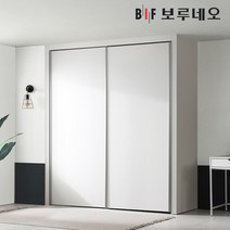 보루네오 10cm 네오 슬라이딩 작은방 붙박이장 5자 6자 7자, 그레이_다크그레이10cm