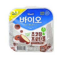 바이오 초코링프로틴볼 토핑요거트 130g x 6개, 상세페이지 참조, 상세페이지 참조
