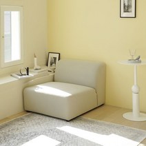 [천삼백케이] [마루이] 마루이 무토 모듈형 이지클린 아쿠아 1인 소파 중간형(착불), 라이트그레이