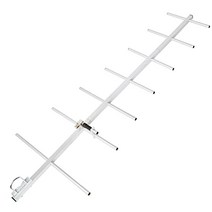 TWAYRDIO 7 엘리먼트 야기 안테나 UHF 밴드(400-470MHz) 3분할식 하이 게인 고이득 MJ형 커넥터 U형 볼트 부착 트랜시버용 무선기용 TW-YG07
