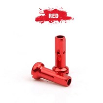 디스크휠 픽시휠 자전거스포크 10 pcs 알루미늄 14mm 자전거 쐐기 모자 초경량 MTB 도로 림 스포크 커버 14G/2mm 사이클링 마운틴 액세서리, 빨간.