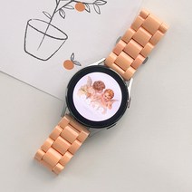 시너윗 갤럭시워치 호환 캔디팝 스트랩 20mm, 피치오렌지