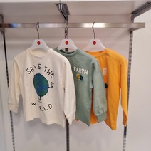 래핑차일드 부평점 베이직한 컬러감의 기본 라운드 티셔츠 네이쳐 그래픽 티셔츠 82129-331-31 LHC