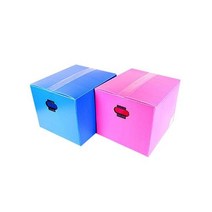 코리아하우스 수납박스 K.T 피피박스(박스형)블루_대 10EA