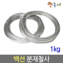 백선 분재철사 소나무 분재 굵은 철사 꽃꽂이, 백선 분재철사 굵기 2.3mm