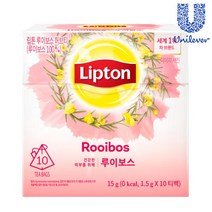 MIK 립톤 핫티 허브티 루이보스 1.5g x 10T, 단일옵션