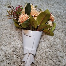 납골당꽃병(부착형)/납골당꾸미기꽃병, 화이트