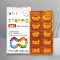 수용성비타민 비타민비군 비타민b군영양제 60정