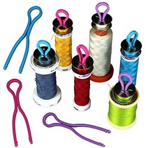 YICBOR 20/30/40pcs Bobbin Buddies Keep Your Bobbin Threads Matched Up with Your Thread Spools Colorf, 1, set of 20