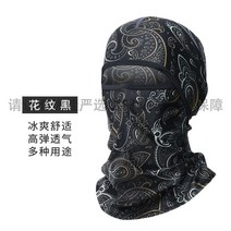 라이딩 넥워머 퀄리티 배기 에어매쉬 레쉬 행 컵 걸이 R귀면 접안렌즈 방모 버들개지 안면보호마스크 초슬림 2624112297, 꽃무늬 블랙 (적합 머리 둘레 54c
