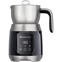 Maestri House 우유 거품기 21OZ 가변 온도, Black