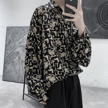 TANC 남성 루즈핏 긴발남방 캐주얼 셔츠 빅사이즈 학생상의
