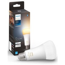 Philips Hue(필립스휴) 스마트 전구 LED 전구 E26 100 W형 상당 알렉사 대응 주백색 전구색 조명 라이트 램프 조광 Alexa Echo Google Home Siri [일본 정규품] 화이트 그라데이션 Bluetooth+Zigbee 1개들이