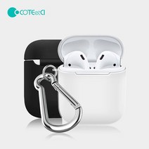 COTEetCl TPU 케이스+버클+스트랩 3set 이어팟 범퍼 실리콘 케이스, 쿠팡 TPU케이스_레드(스티커증정)