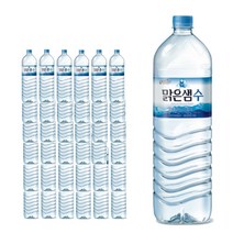 지리산 맑은샘 생수 천연 암반수 2L x 36병