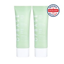 오브베이스 헬로우써니데이즈 무기자차 논나노 선크림 50ml x2 (SPF50+PA+++), 단품