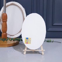 키득키득 캔버스천액자 타원[30cm]